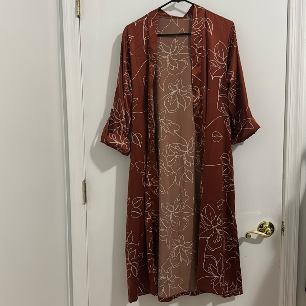 Silk robe